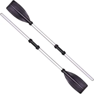 2 Pcs Kayak Paddle Boat Oars for Inflatable Boats, Aluminum Alloy Kayak Paddles 50 Inch Lightweight Detachable Adjustable Portable Kayak Paddles with for Kayaking Boating Oar Fishing Travel Outdoor