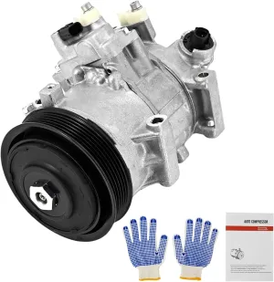 8831002710 Air Conditioner AC Compressor with Clutch A/C Air Compressor Compatible with Toyota Corolla 2011 2012 2013 1.8L 2.4L Matrix 1.8L 2011-2014 8831002711 178322