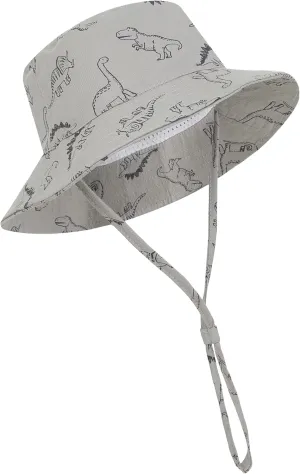 Baby Sun Hat Toddler Bucket Hats Summer Sun Protective Kids Beach Hats Wide Brim Outdoor Camping Hat for Boys Girls