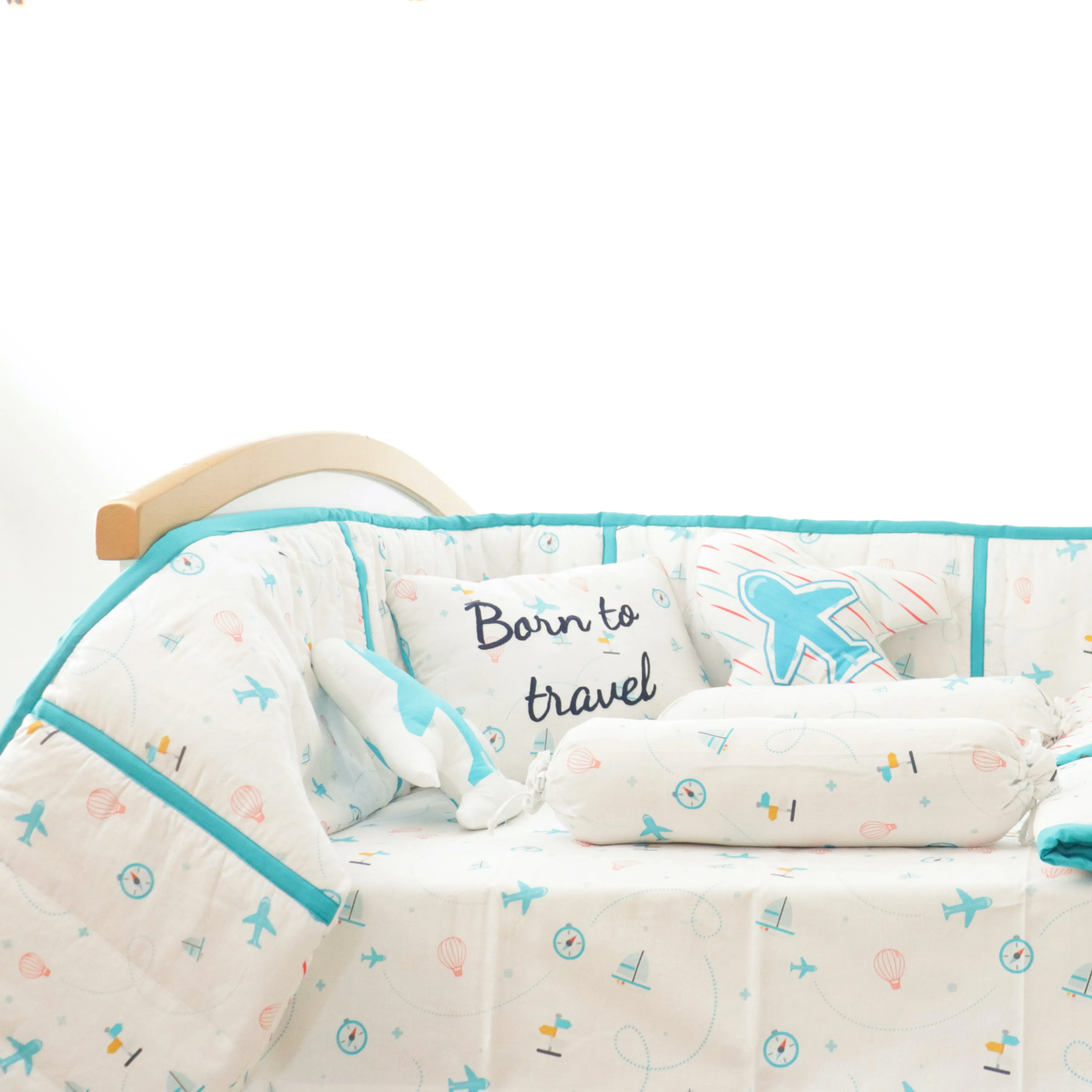 Born To Travel - Throw Cushion