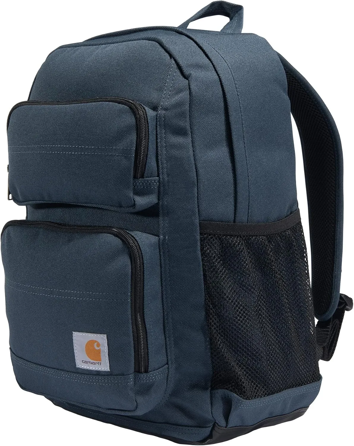 Carhartt 27L Single-Compartment Backpack, Durable Pack with Laptop Sleeve and Duravax Abrasion Resistant Base, Navy