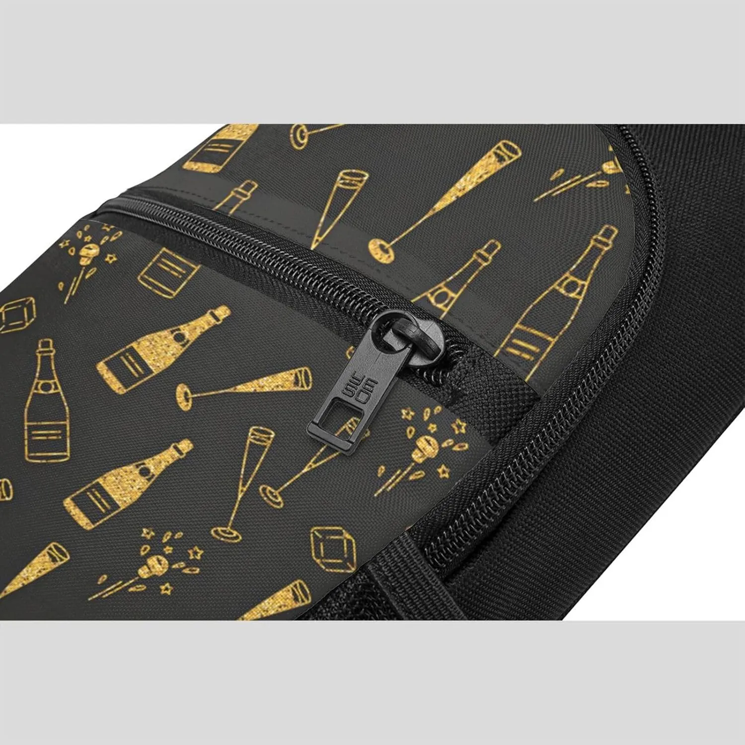 Champagne Bottle Adjustable Fanny Pack Waist Bag For Travel Sports