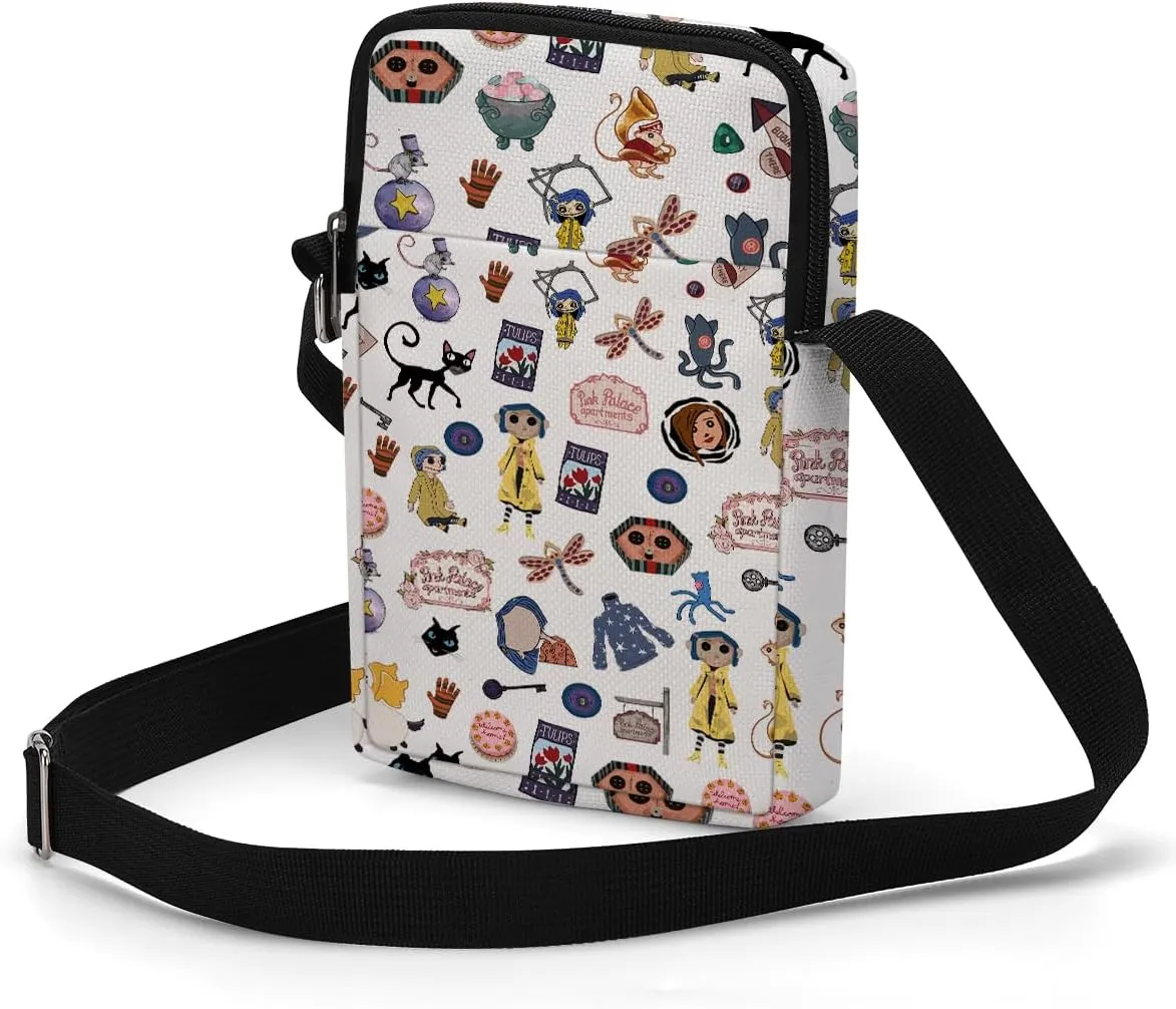 Fantasy Novel Cross Body Bag Magic Mouse Wizard Stuff Phone Bag Book Lovers Gifts Preppy Anime Shoulder Bag