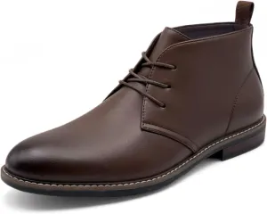Finishing & Sewing Men's Classic Dress Casual Chukka Boots Lace Up Desert Ankle Boots