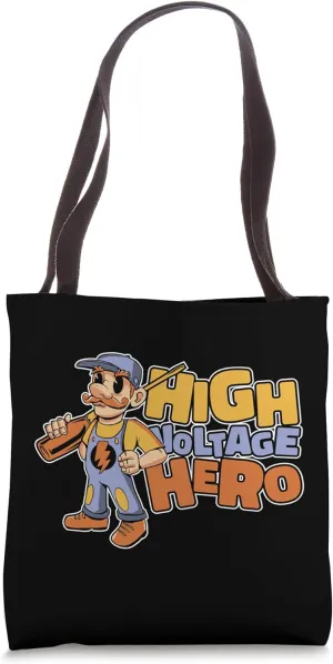 High Voltage Hero Electronics Technician Electrician Tote Bag
