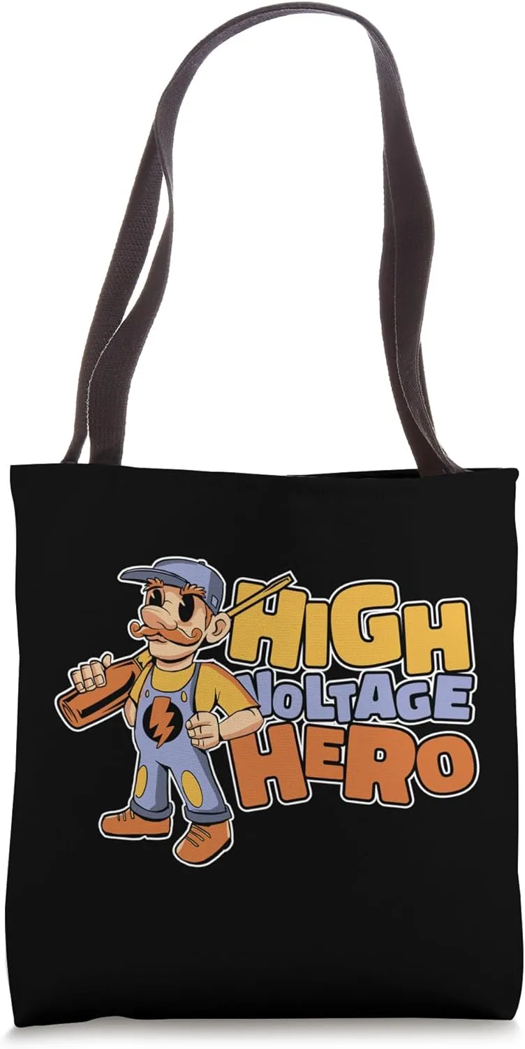 High Voltage Hero Electronics Technician Electrician Tote Bag