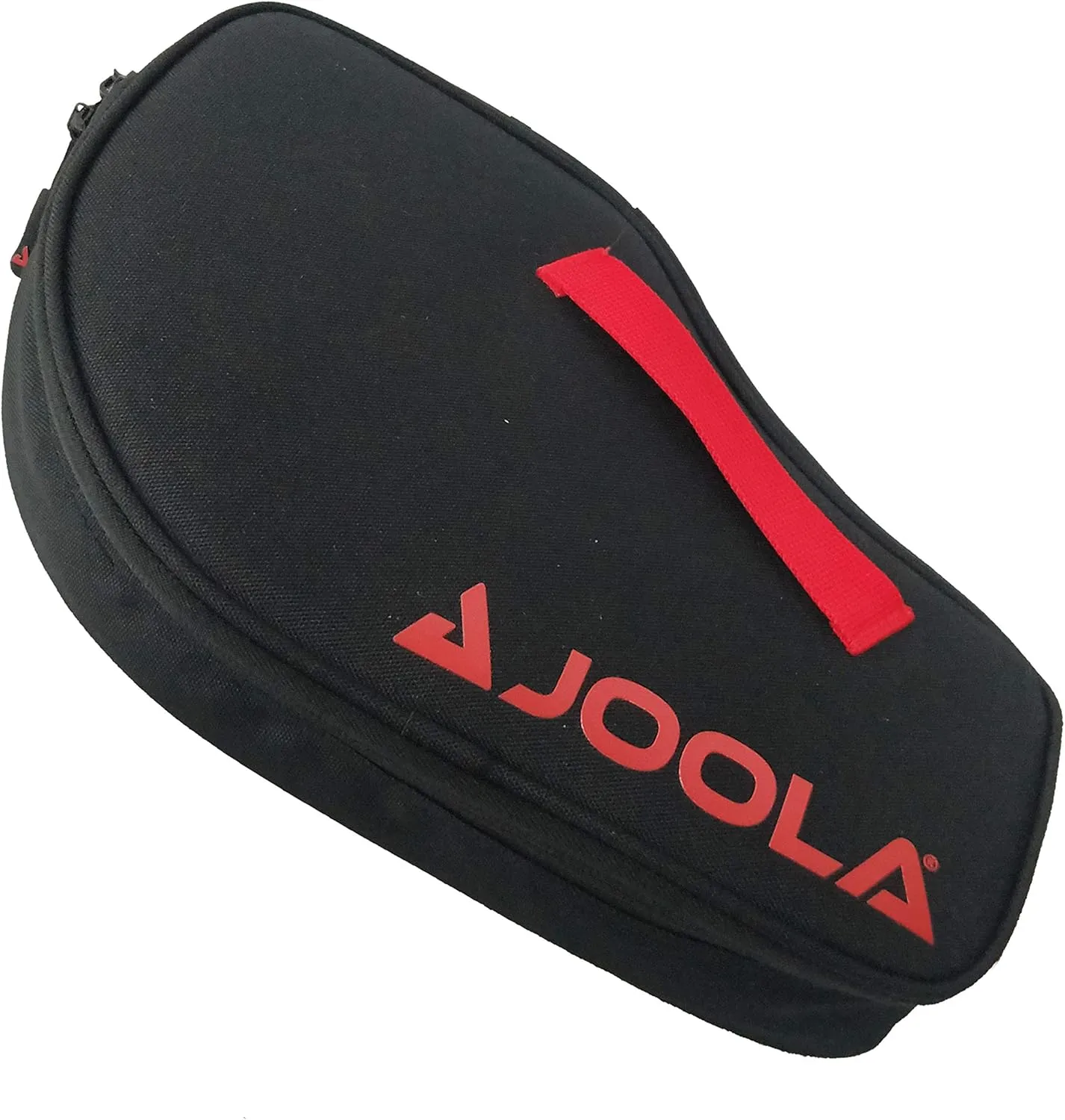JOOLA Vision Double Padded Ping Pong Paddle Case w/Storage Compartment for 4 Ping Pong Balls - Table Tennis Case Racket Cover Helps Protect The Table Tennis Rubber and Racket - Table Tennis Organizer , Black