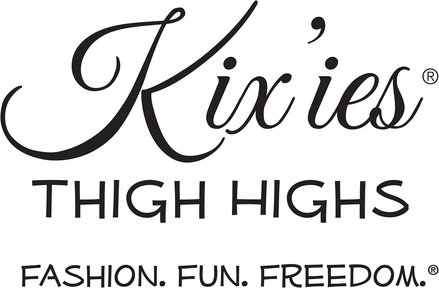 Kix'ies Thigh Highs | Thigh High Womens Stockings with No Slip Grip Stay Ups Thigh Bands | Womens Thigh High Stockings