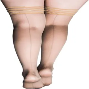 Kix'ies Thigh Highs | Thigh High Womens Stockings with No Slip Grip Stay Ups Thigh Bands | Womens Thigh High Stockings