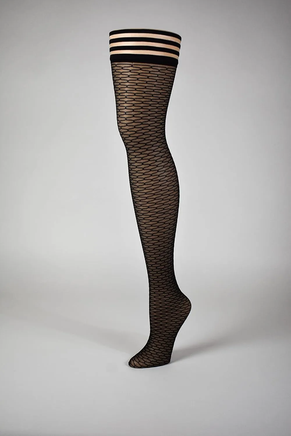 Kix'ies Thigh Highs | Thigh High Womens Stockings with No Slip Grip Stay Ups Thigh Bands | Womens Thigh High Stockings