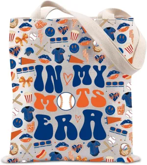 Lywjyb Birdgot Baseball Themed Gift Baseball Game Day NY Fans Merch Tote Bag for Baseball Lover