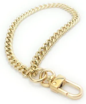 NEXT FASHION Wristlet Chain Mini Curb (7mm) Wristlet Strap for Wallet Clutch Purse
