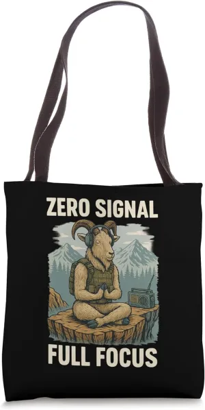 No Signal All Sparks Porcupine Welding Graphic Art Tote Bag