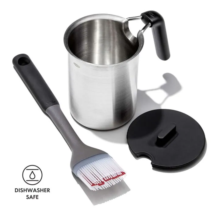 OXO Grilling Basting Pot & Brush Set