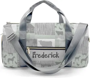 Personalized Farm Life Custom Multi-functional Travel Bag, Unisex Portable Duffel Bag, Short Distance Travel Assistant