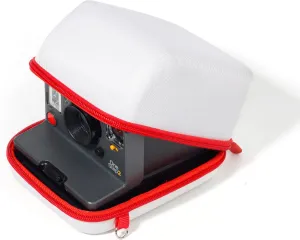 Rieibi Hard Case for Polaroid OneStep 2/OneStep /Now/Now  - EVA Cloth Protective Bag for Polaroid One Step 2/One Step  Plus/Now/Now  Plus Instant i-Type Camera - Red and White, Red White