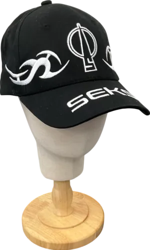 Seks Black Embroidered Baseball Cap One Size