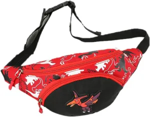 VALICLUD Kids Toddler Boys Girls Fanny Pack Cartoon Dinosaur Purse Waist Pack Crossbody Chest Bum Belt Bag for Camping Trip