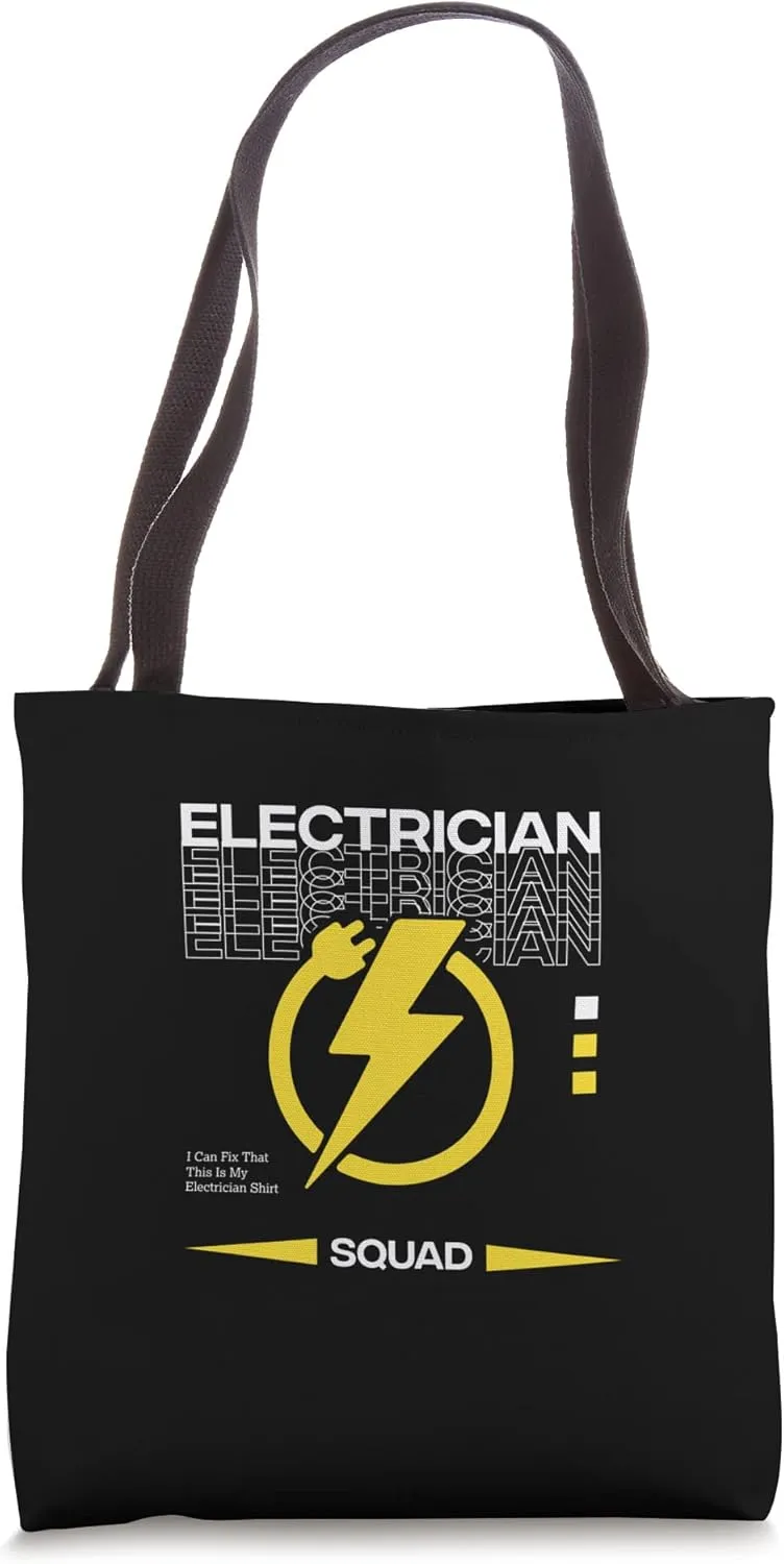 Voltage Circuits Electro Electrician Craftsmen Tote Bag