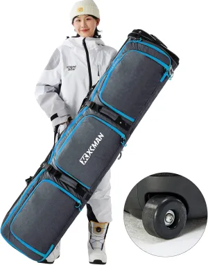 XCMAN Roller Snowboard Bag with Wheels Adjustable Length